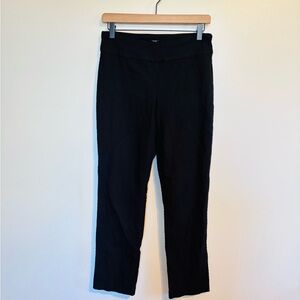 Hilary Radley black dress pants size 6. Textured and stretchy, mild wear